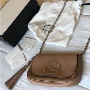 Gucci soho bag -NUDE